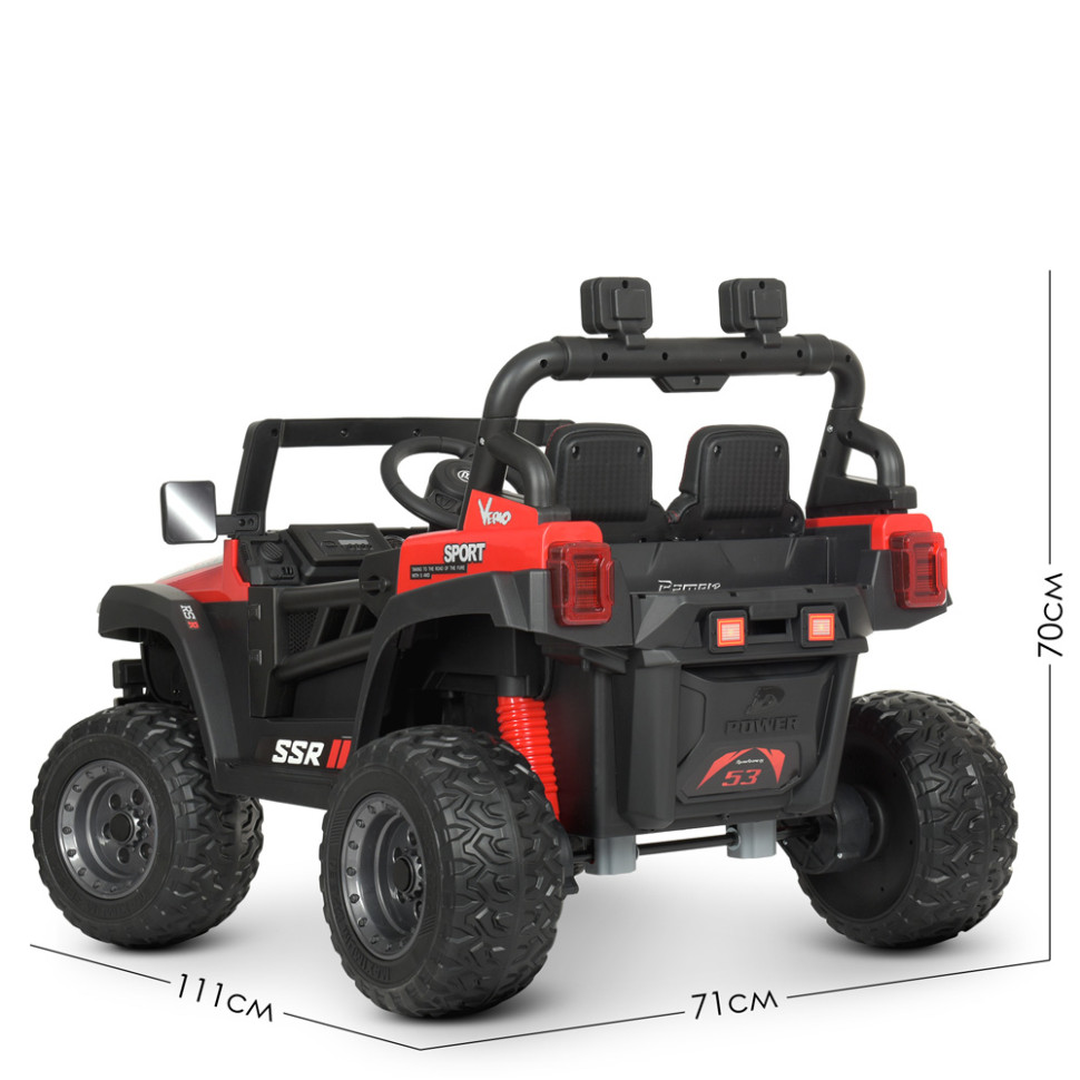 Детский электромобиль Джип Bambi Racer M 4625EBLR-3 до 30 кг