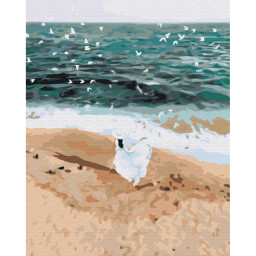 Картина за номерами "Фігура на узбережжі" © Lana Musienko Brushme BS37562, 40x50 см 