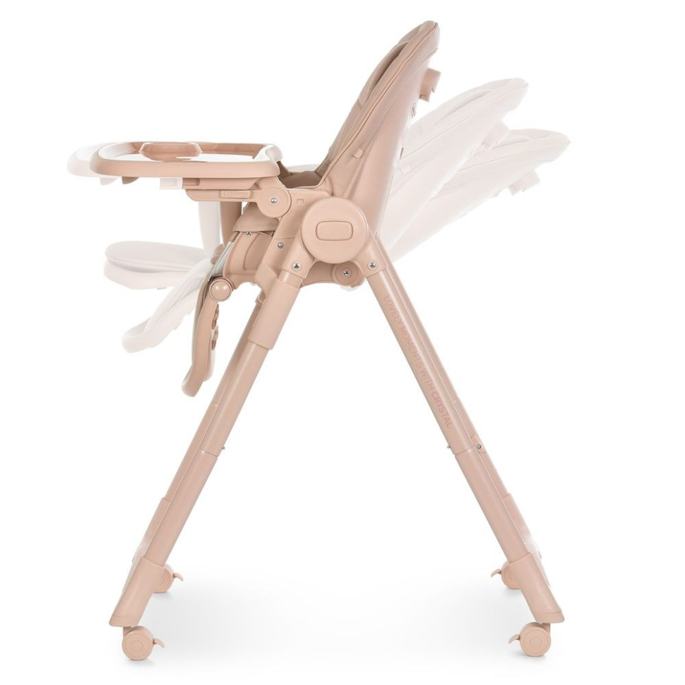 Детский стульчик для кормления CRYSTAL El Camino ME 1037 Nude Pink