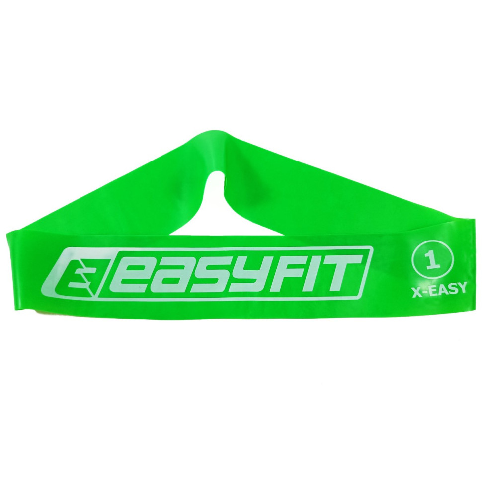 Резинка для фитнеса EasyFit №1 EF-1812-1 длина 600 мм, зеленый