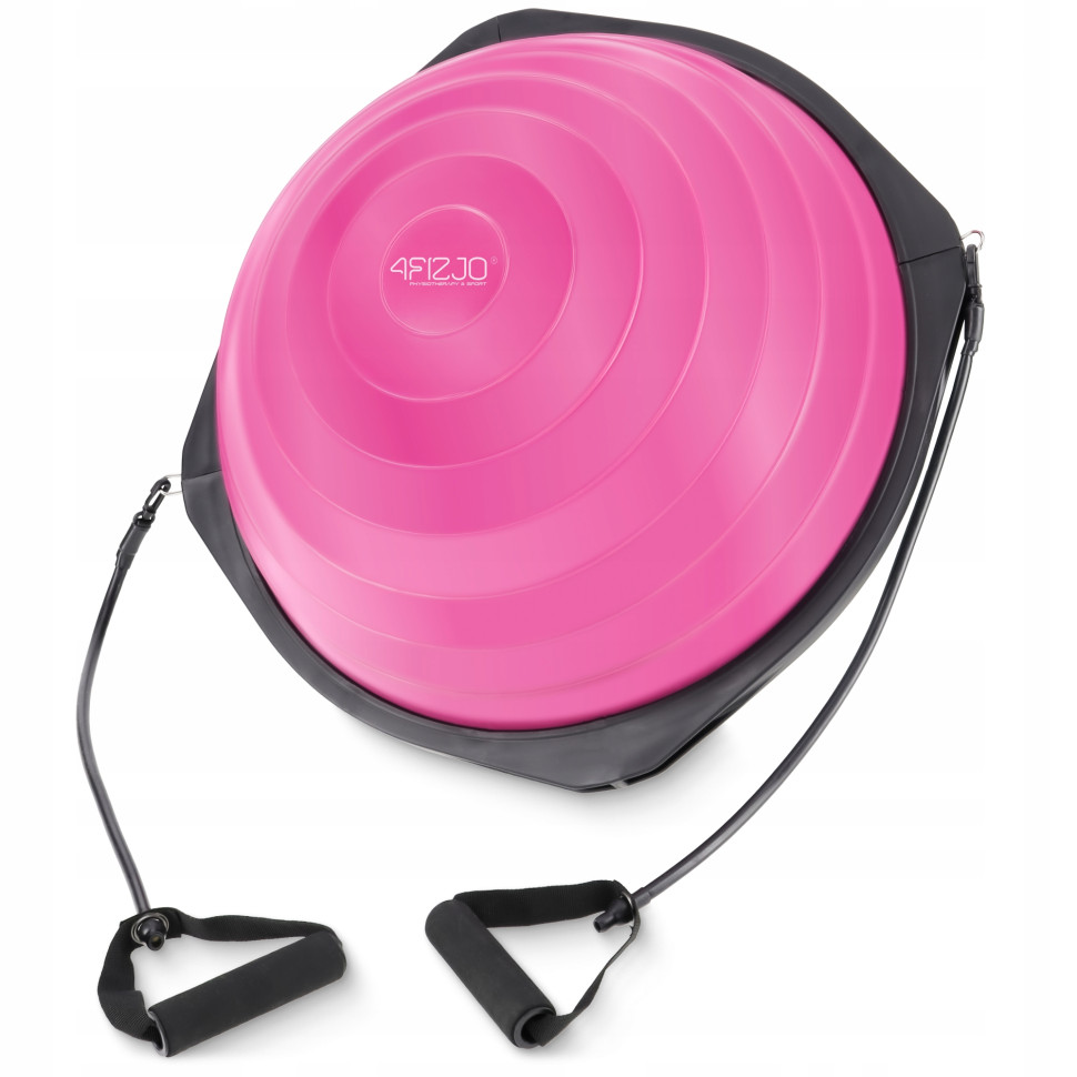 Балансувальна платформа Bosu Ball 4FIZJO P-5905973402453, 60 см, рожевий 