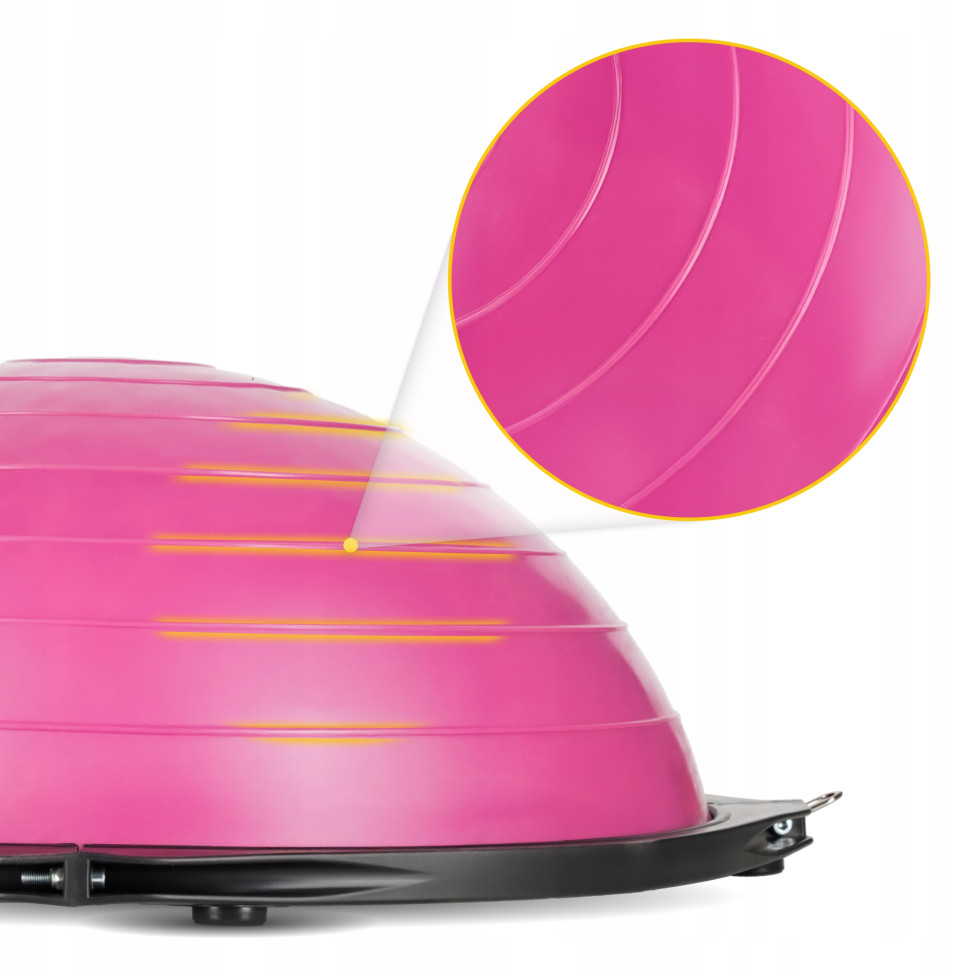 Балансувальна платформа Bosu Ball 4FIZJO P-5905973402453, 60 см, рожевий 