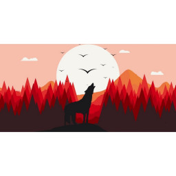 Картина по номерам "Зов вожака" Art Craft 11526-AC 40x80 см