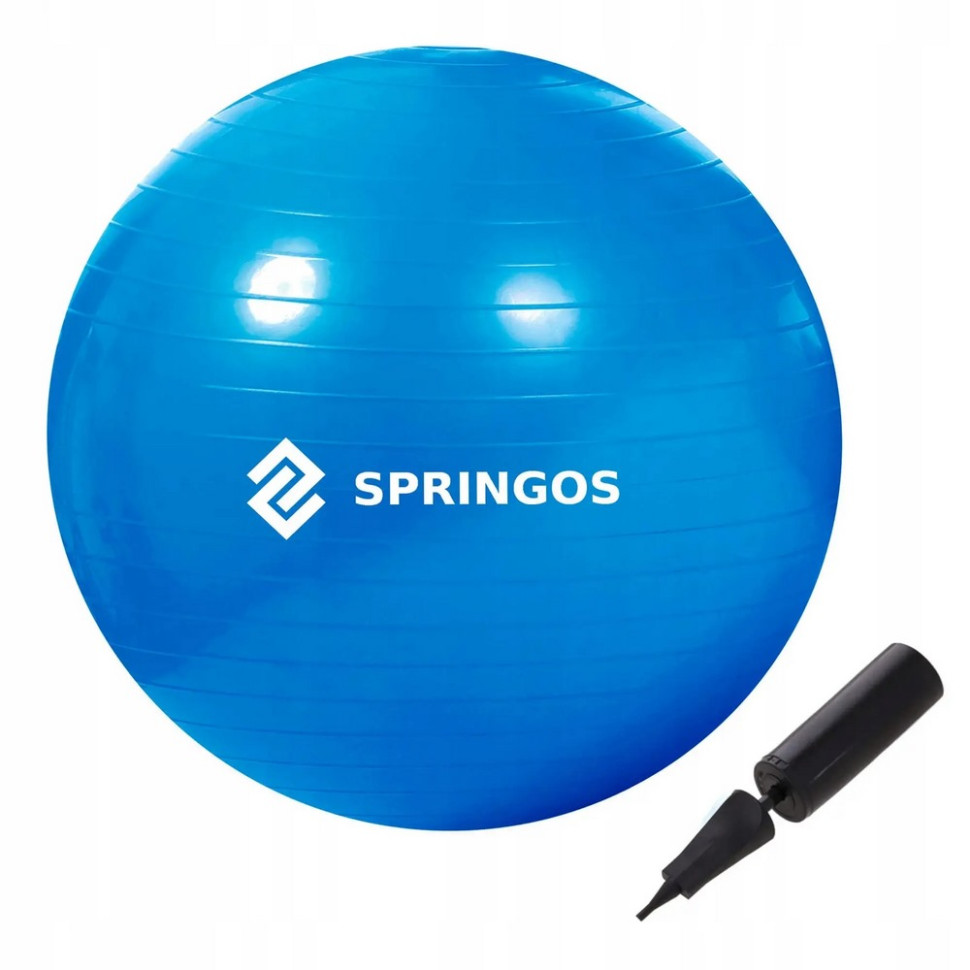 Мяч для фитнеса (фитбол) Anti-Burst Springos FB0009, 85 см