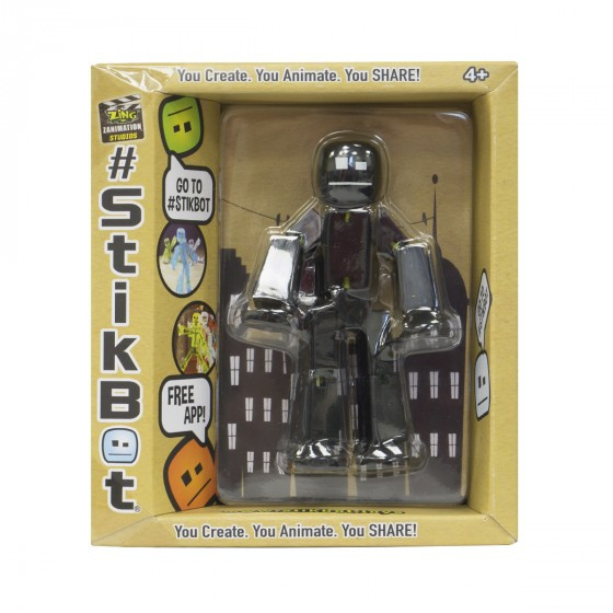 Stickbot люди Фігурка для анімаційної творчості STIKBOT S2 (чорний) TST616IIBl