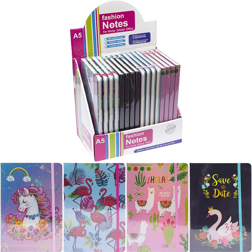 Блокнот на резинці COLOR-IT HC501-1 тверда обкладинка, 80 листів