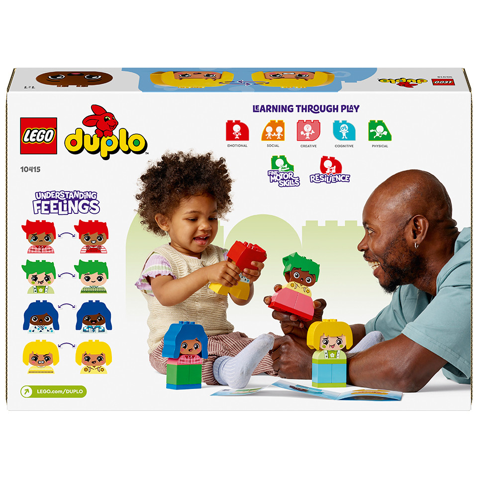 Конструктор LEGO DUPLO My First Сильные чувства и эмоции 10415, 23 детали