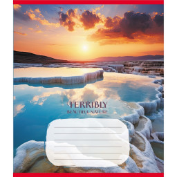 Тетрадь ученическая "Невероятно красивая природа" Leader 024-560107L-1 в линию, 24 листа 