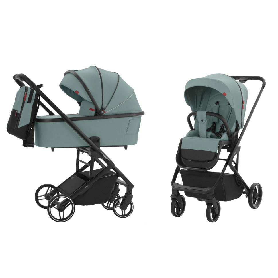 Коляска дитяча універсальна 2в1 CARRELLO Alfa CRL-6507 Parrot Green