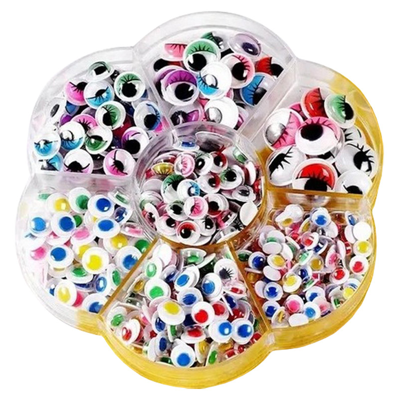 Декоративные глазки для творчества Bambi RESTEC, разных размеров