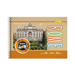 Скетчбук "Крафт" Eagle Wings Апельсин СБК-А5-32-5 А5, 32 аркуші (Rome)