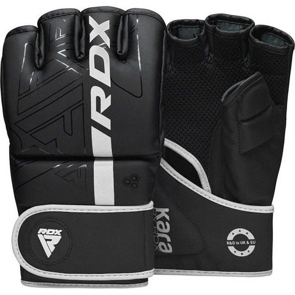 Рукавиці для ММА F6 KARA Matte RDX Inc Limited GGR-F6MW-XL, White, XL (капа у комплекті)