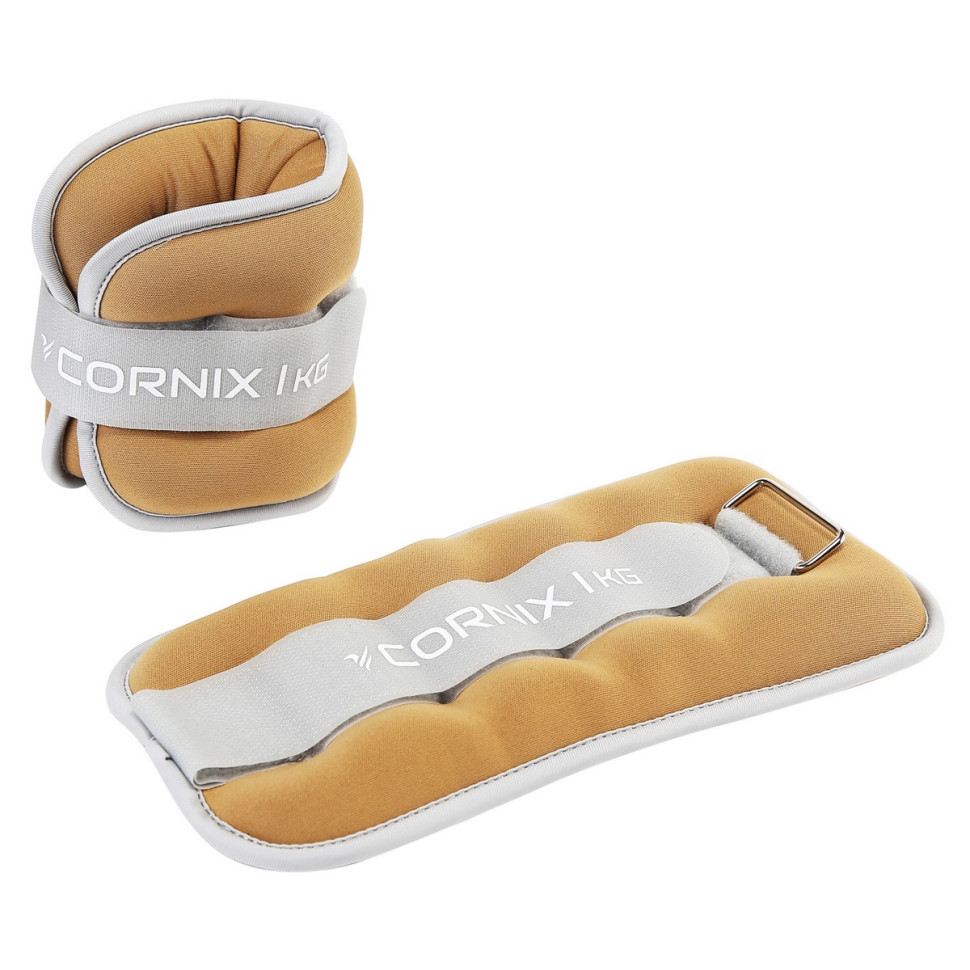 Утяжелители-манжеты для ног и рук Cornix XR-0355, 2 x 1 кг