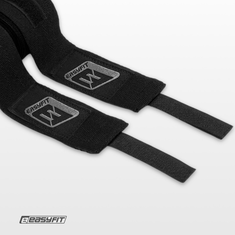 Бинты для бокса EasyFit EF-0373-40-bk, FlexWrap, черный 4 м