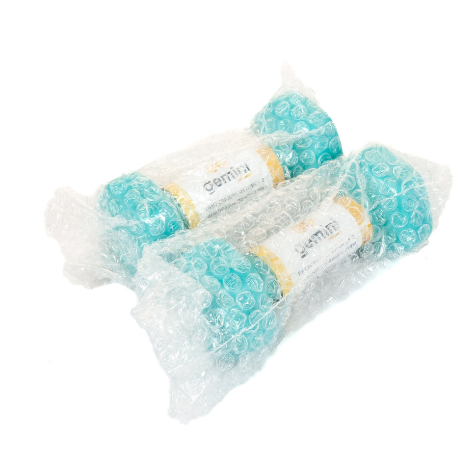 Гантели для фитнеса с виниловым покрытием Gemini Sport GSD-1.5CYAN 2 шт, по 1.5 кг, голубые