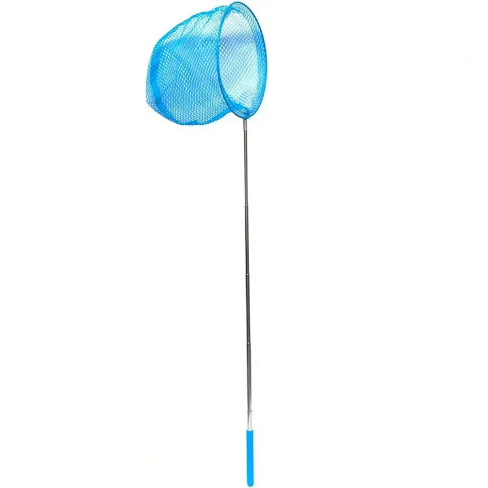 Сачок для бабочек с телескопической ручкой Bambi Y8436(Blue) 85 см, D20 см