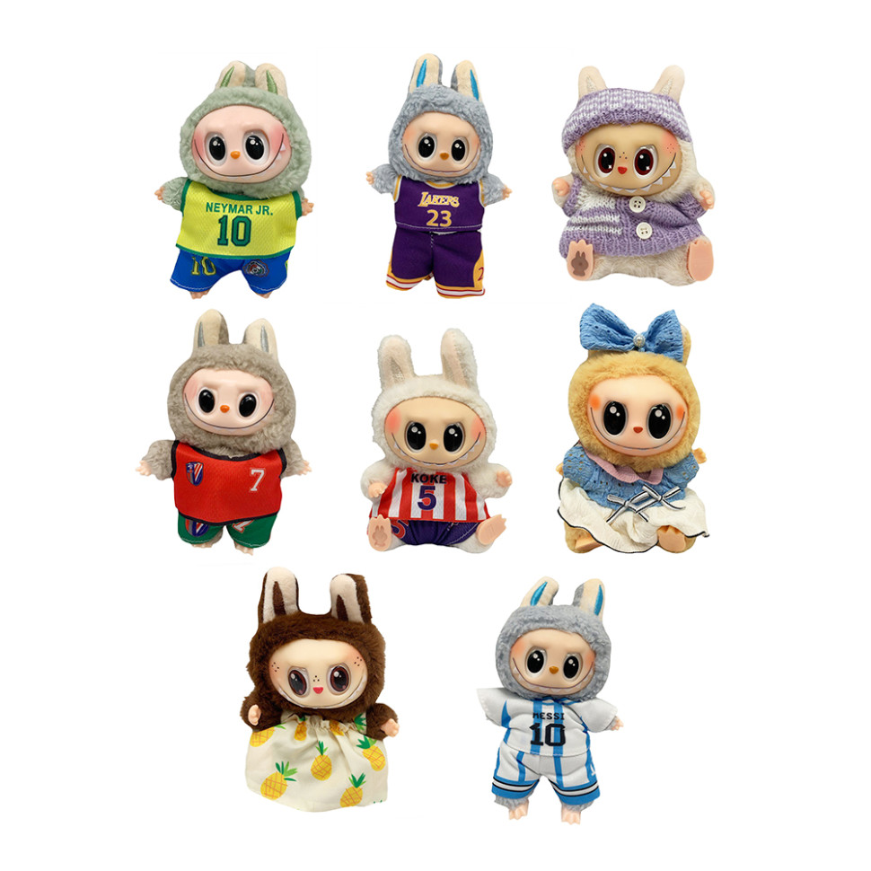 Детская мягкая игрушка-брелок The Monsters Labubu Bambi Labubu16 в ассортименте