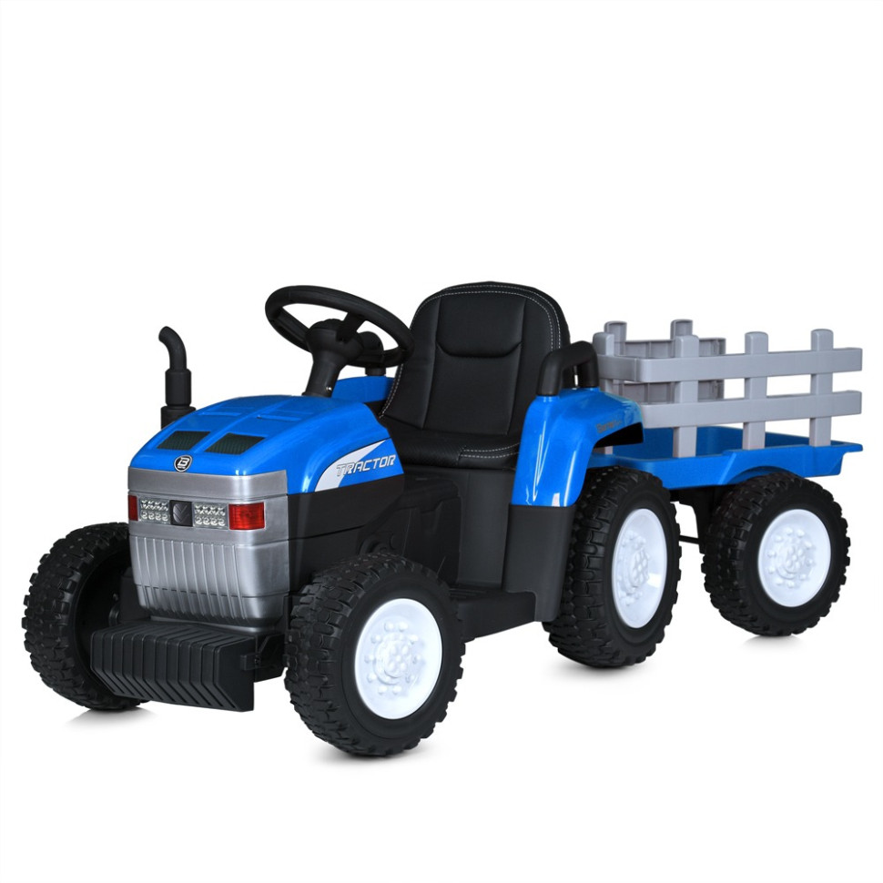 Дитячий електромобіль Трактор Bambi Racer M 6038EBLR-4 до 30 кг