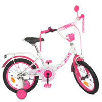 Велосипед детский PROF1 Y1614 16 дюймов, розовый