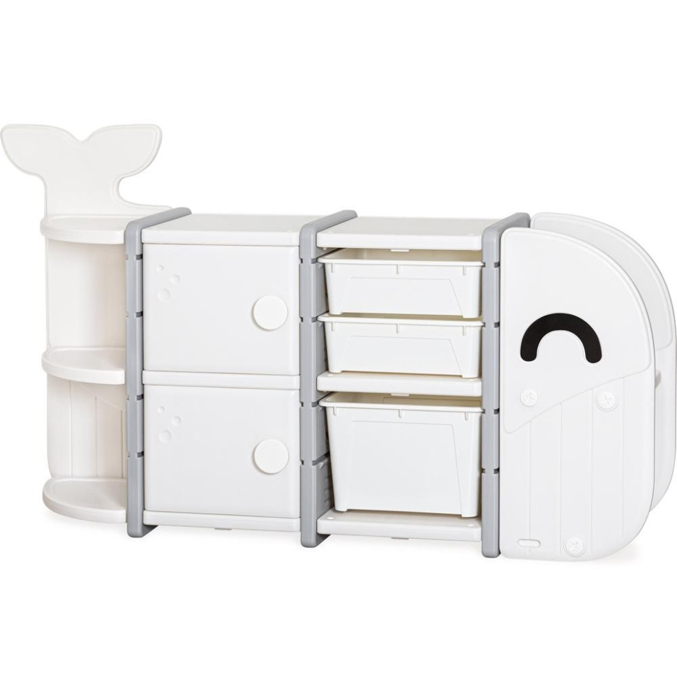 Детский стеллаж для хранения Swimo Mealux KD-E017 White 147х32х83 см