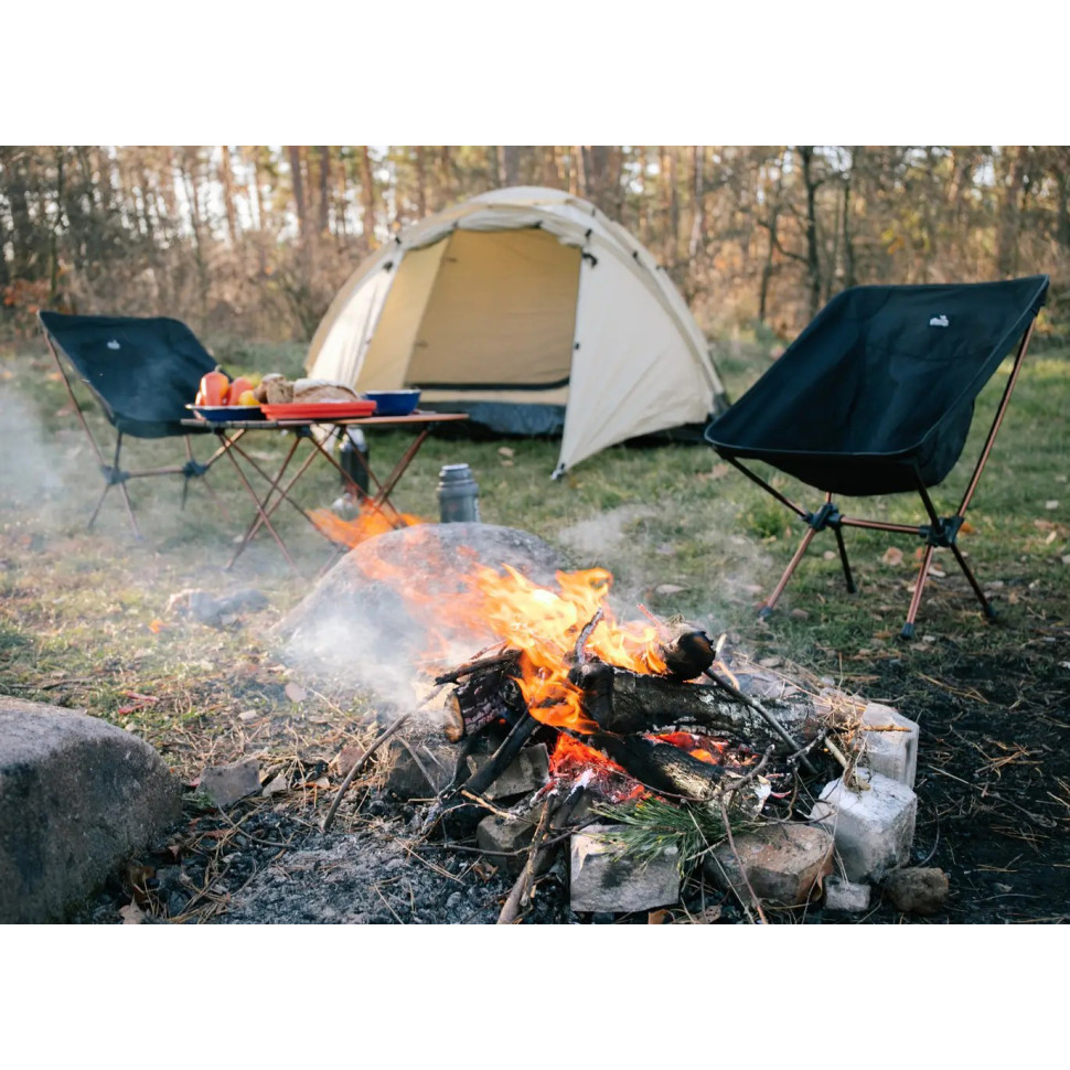 Складане крісло COMPACT Tramp UTRF-060 чорний 50х48х68 см