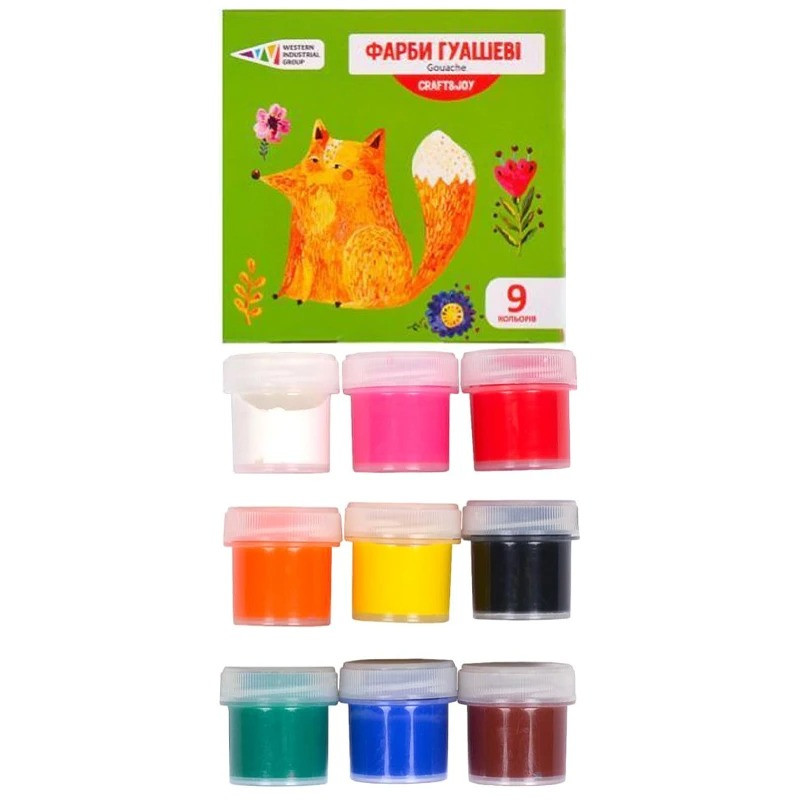 Дитячі гуашеві фарби 