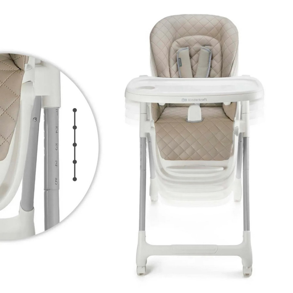 Стульчик для кормления 3 в 1 Tulo Kinderkraft KHTULO00BEG0000 Beige