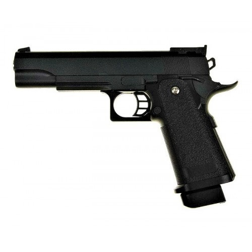 Іграшковий пістолет "Colt M1911 Hi-Capa" Galaxy G6 метал чорний по цене 579 грн.