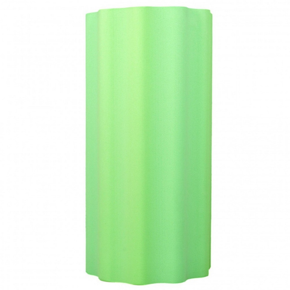 Масажний ролик YOGA Roller 7SPORTS RO3-30 GREEN, профільований, EVA 30*15см