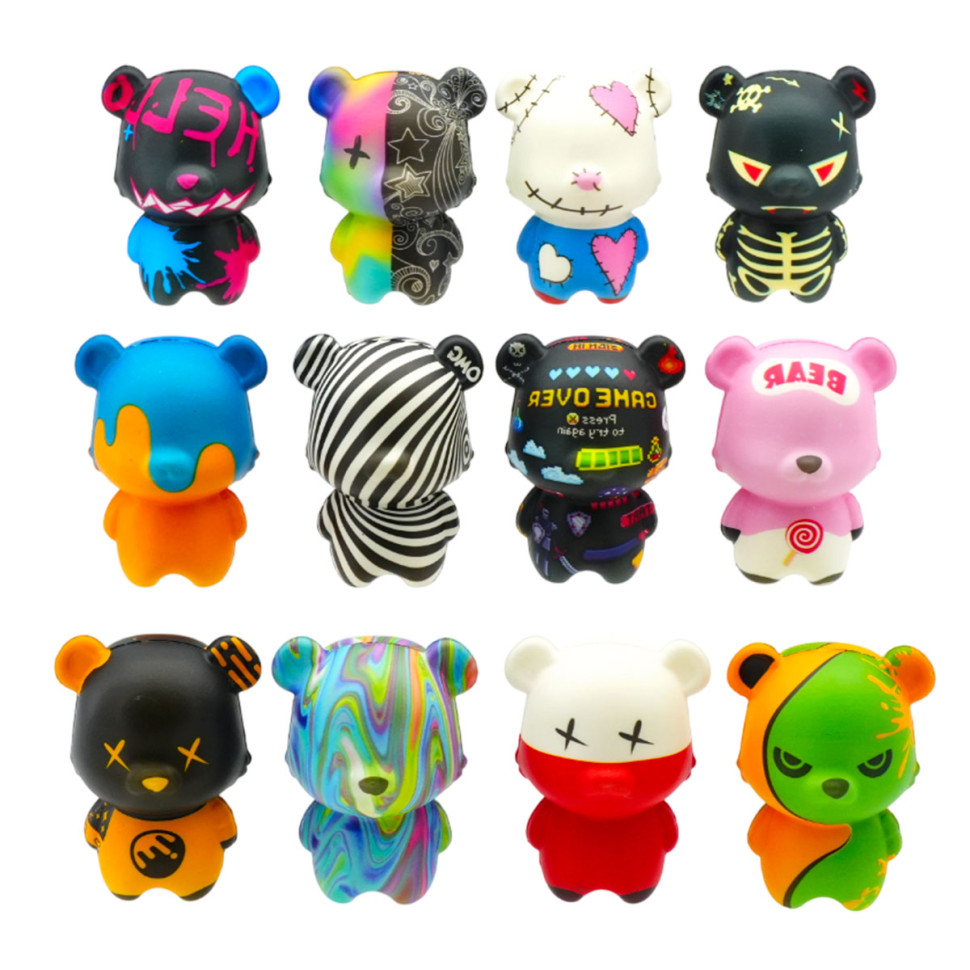 Коллекционная игрушка-сквиш Хайповые мишки Tiki Wiki SQ027 игрушка-сюрприз