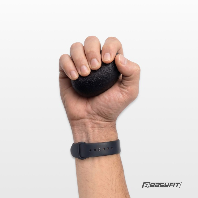Набор кистевых эспандеров для тренировки 6 в 1 EasyFit EF-1990-7-BK, черный