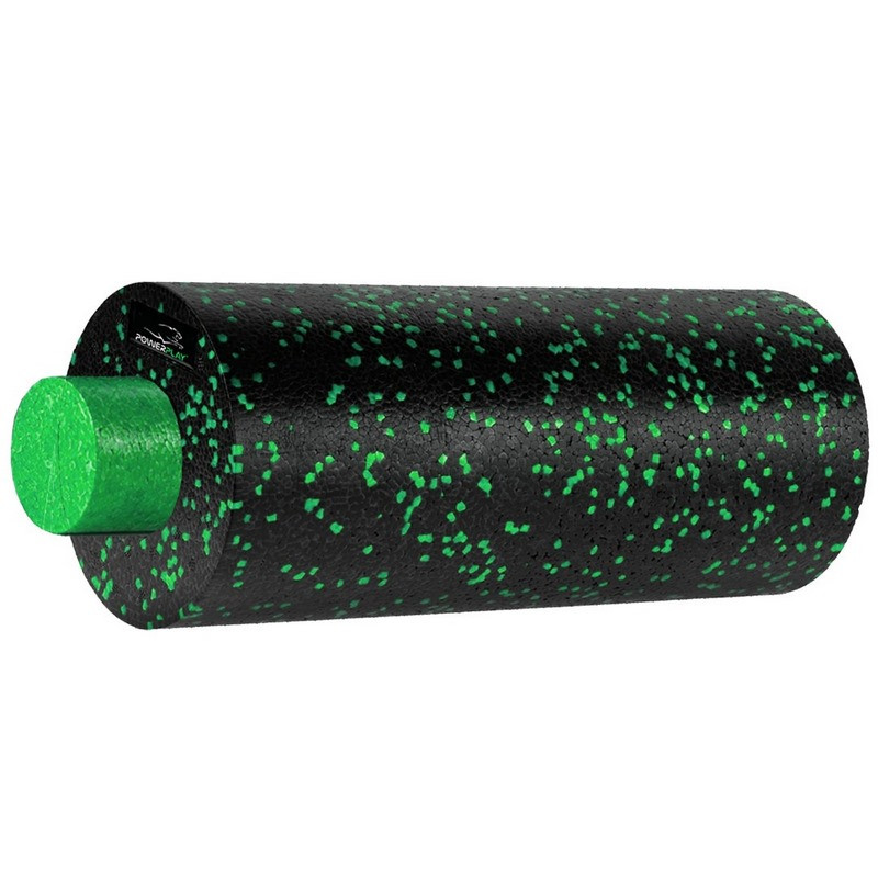 Массажный ролик (роллер) гладкий PP-4348 2 in 1 EPP Foam Roller PowerPlay PP_4348_Green_(33*14)