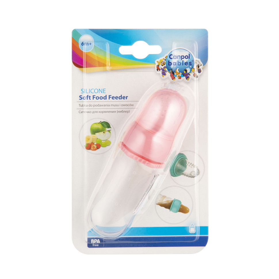 Ниблер силиконовый для кормления Canpol babies 56/110_pin розовый