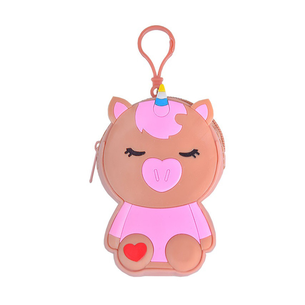 Детский кошелек-брелок «Единорог» Bambi C44408, 8 х 11 х 3 см