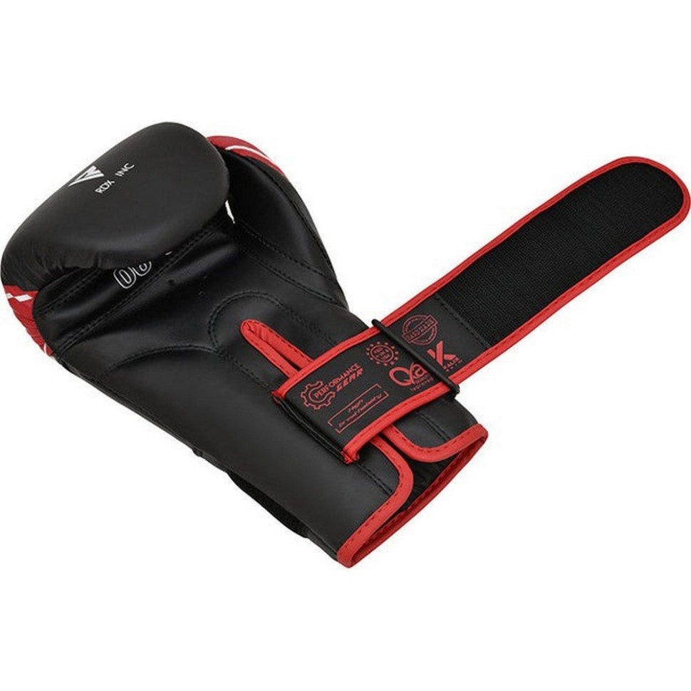 Боксерские перчатки 4B Robo Kids RDX Inc Limited JBG-4R-6oz, Red/Black 6 унций (капа в комплекте)
