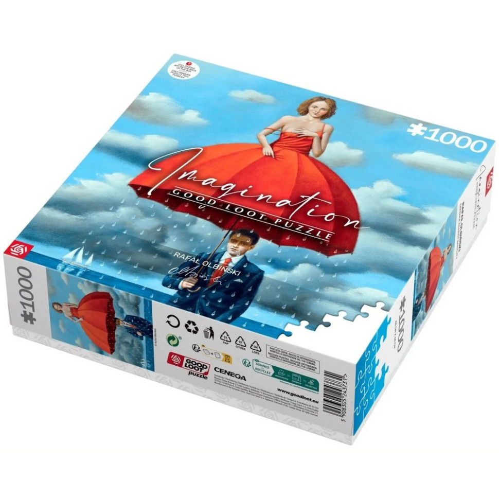 Пазл класичний Imagination: Rafal Olbinski Defence Against Banality GoodLoot 5908305243731, 1000 елементів
