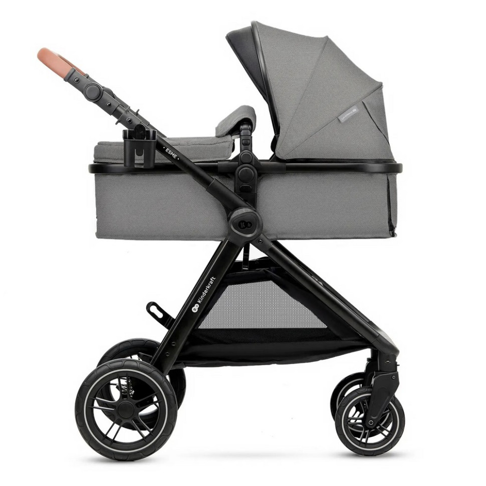 Универсальная коляска 3 в 1 Esme Kinderkraft KSESME00GRY3000 Moonlight Grey