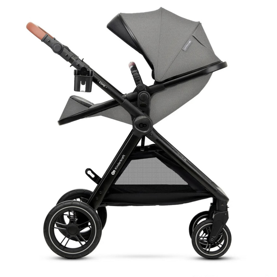 Универсальная коляска 3 в 1 Esme Kinderkraft KSESME00GRY3000 Moonlight Grey