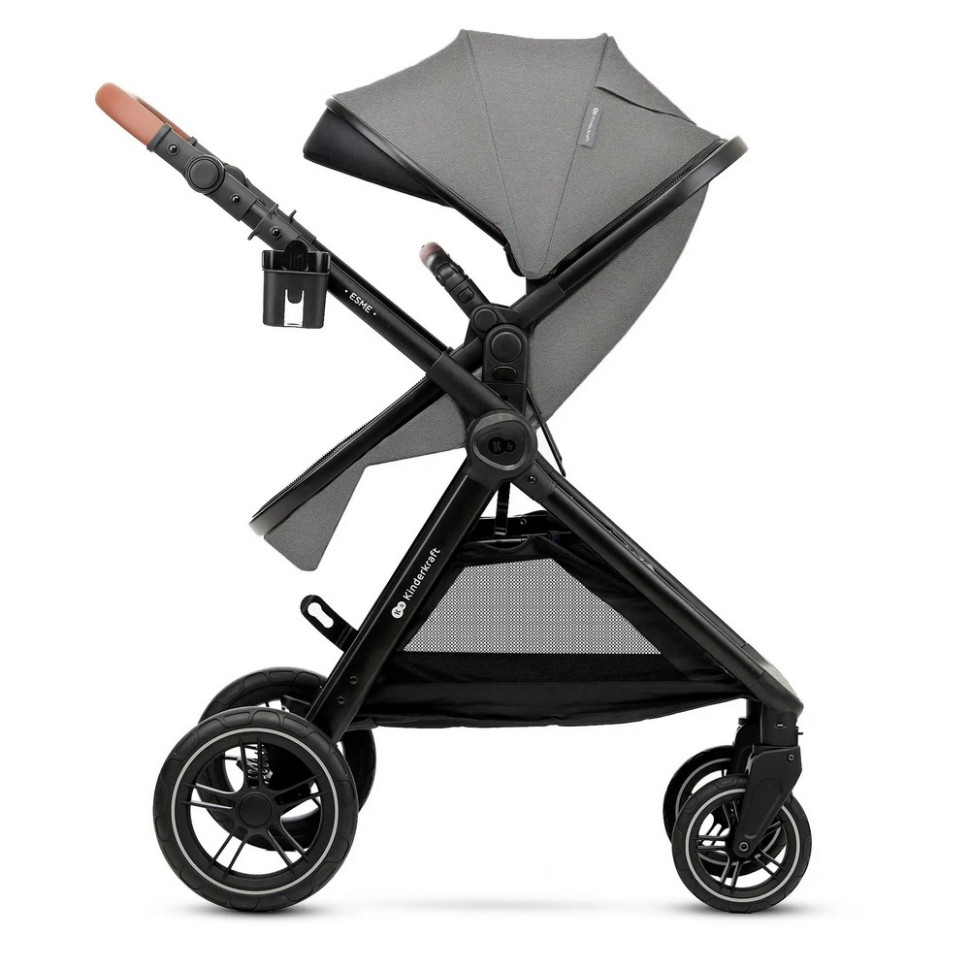 Универсальная коляска 3 в 1 Esme Kinderkraft KSESME00GRY3000 Moonlight Grey