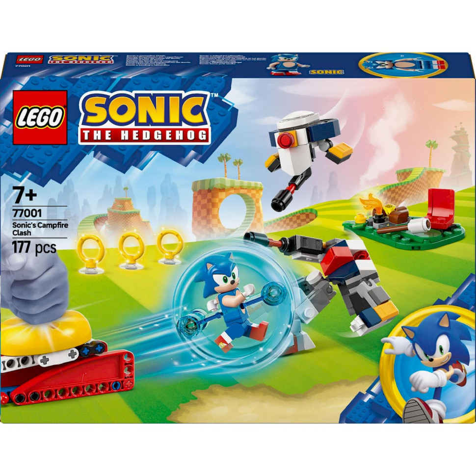 Конструктор LEGO Sonic Зіткнення Соніка біля багаття 77001, 177 деталей