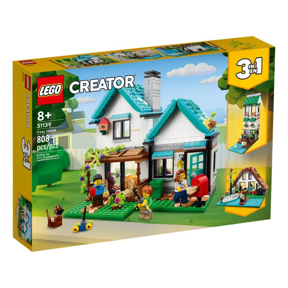 Конструктор Затишний будинок LEGO 31139, 808 деталей