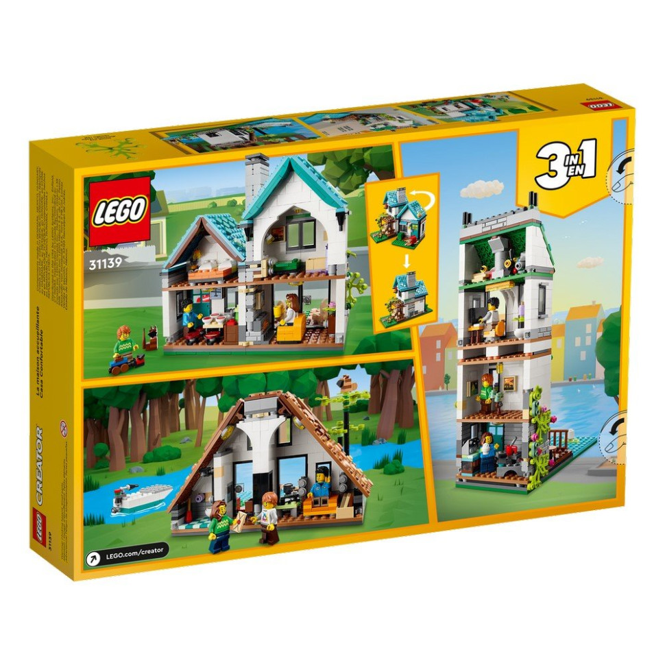 Конструктор Затишний будинок LEGO 31139, 808 деталей