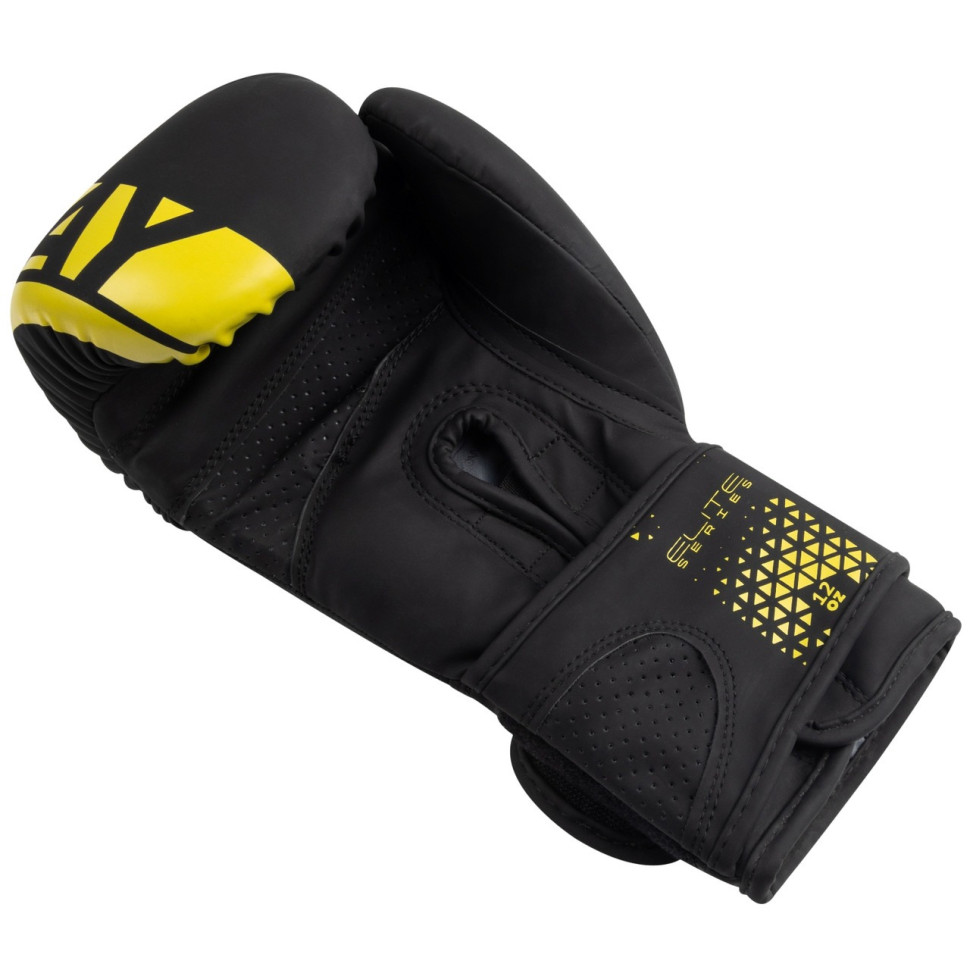 Боксерские перчатки 3086 Matt Challenger PowerPlay PP_3086_10oz_Bl/Yellow, Черно-Желтые 10 унций