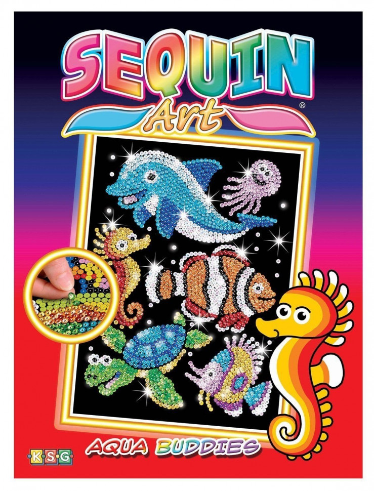 Набір для творчості Sequin Art RED Aqua Buddies Sealife SA0908
