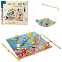 Деревянная игрушка Магнитная рыбалка MD 2408