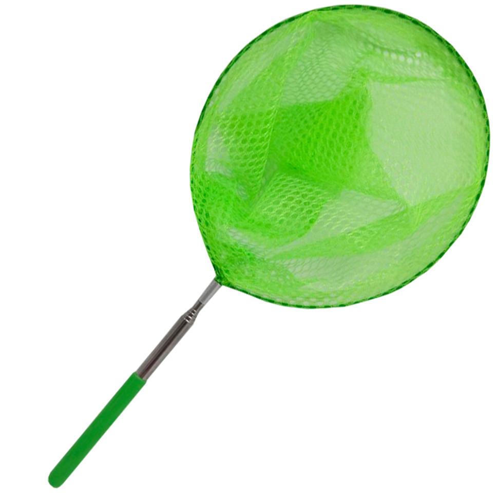 Сачок для бабочек с телескопической ручкой Bambi Y8436(Green) 85 см, D20 см