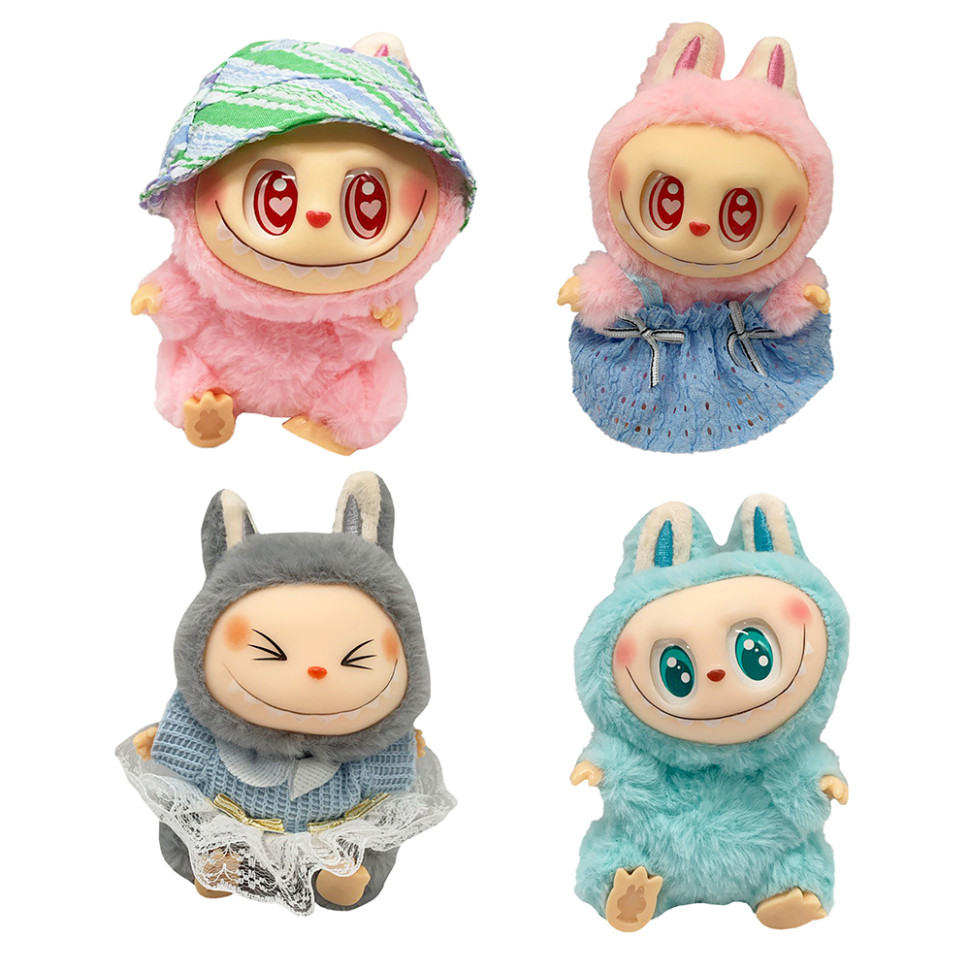 Дитяча м'яка іграшка-брелок The Monsters Labubu Bambi Labubu15 в асортименті
