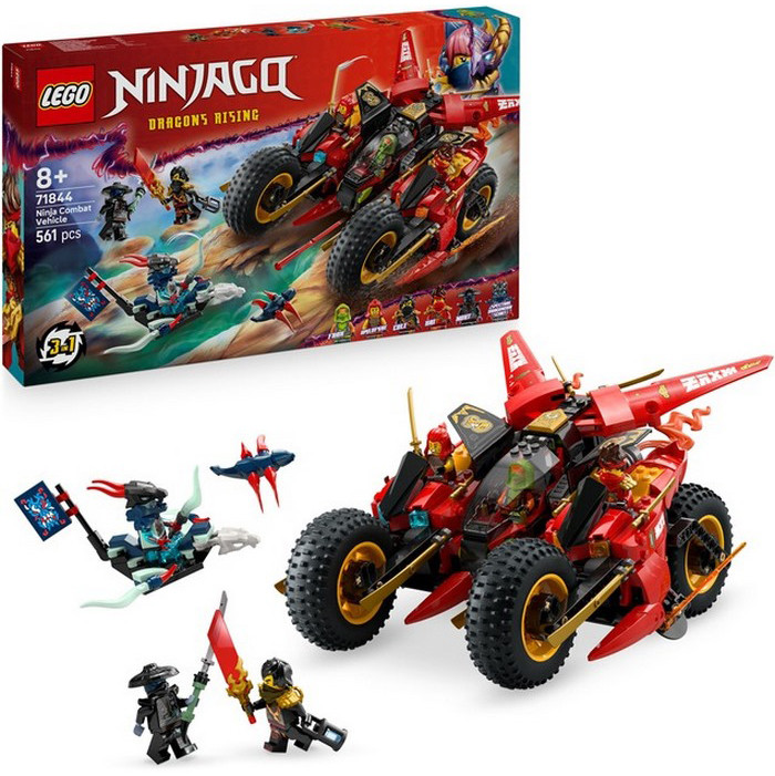 Конструктор Ninjago Бойова машина ніндзя LEGO 71844, 561 деталь