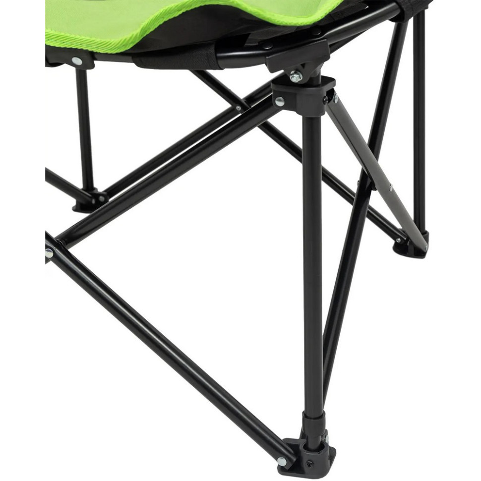 Крісло туристичне Comfort Moon KingCamp KC3816_BLACK/GRASSGREEN, до 120 кг