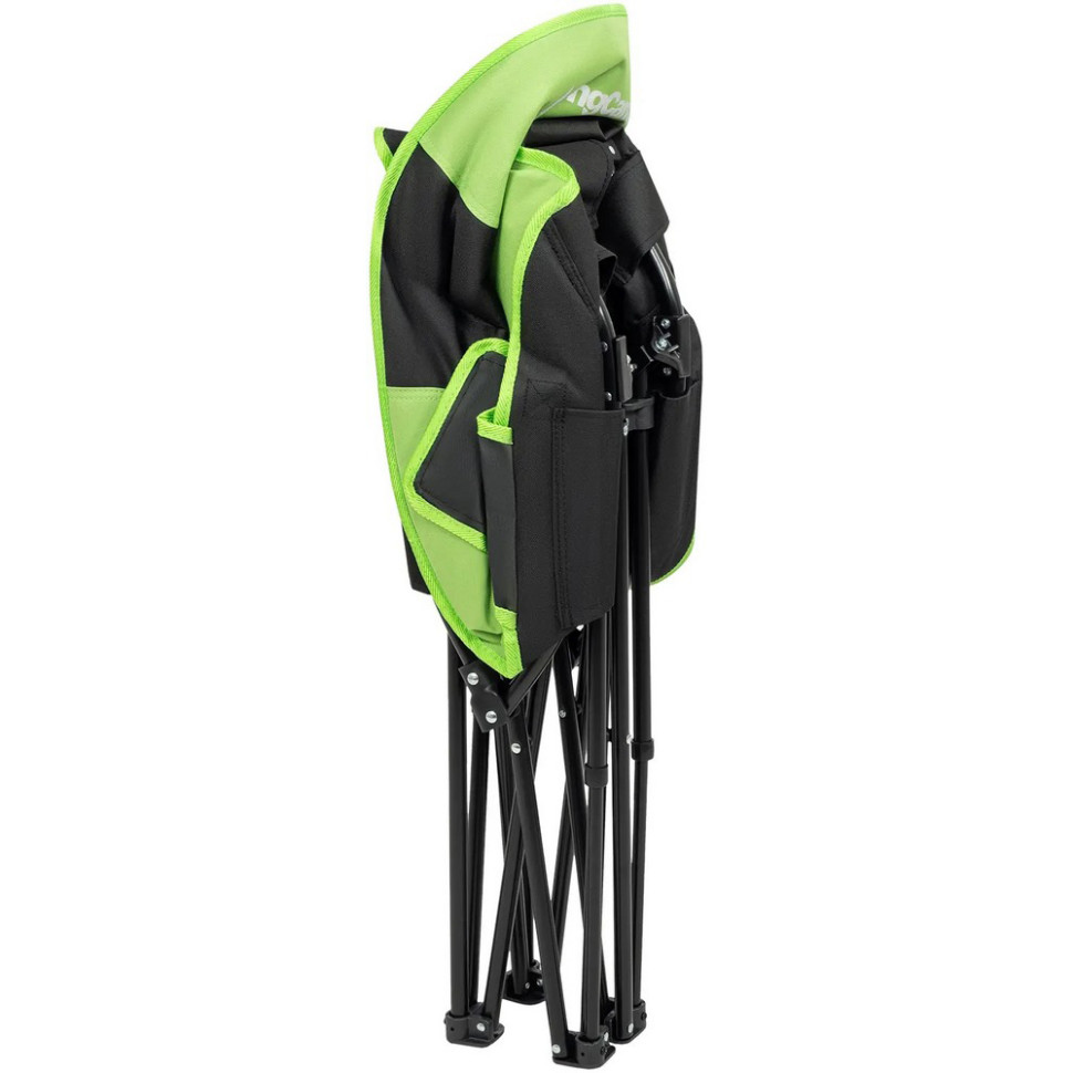 Крісло туристичне Comfort Moon KingCamp KC3816_BLACK/GRASSGREEN, до 120 кг